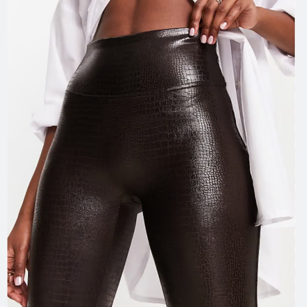 SPANX Faux Leather Leggings